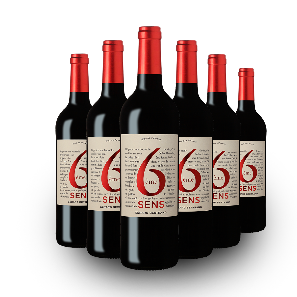 6ème sens biologische rode wijn 2022 Lot 6 Flessen 75cl - Gérard Bertrand