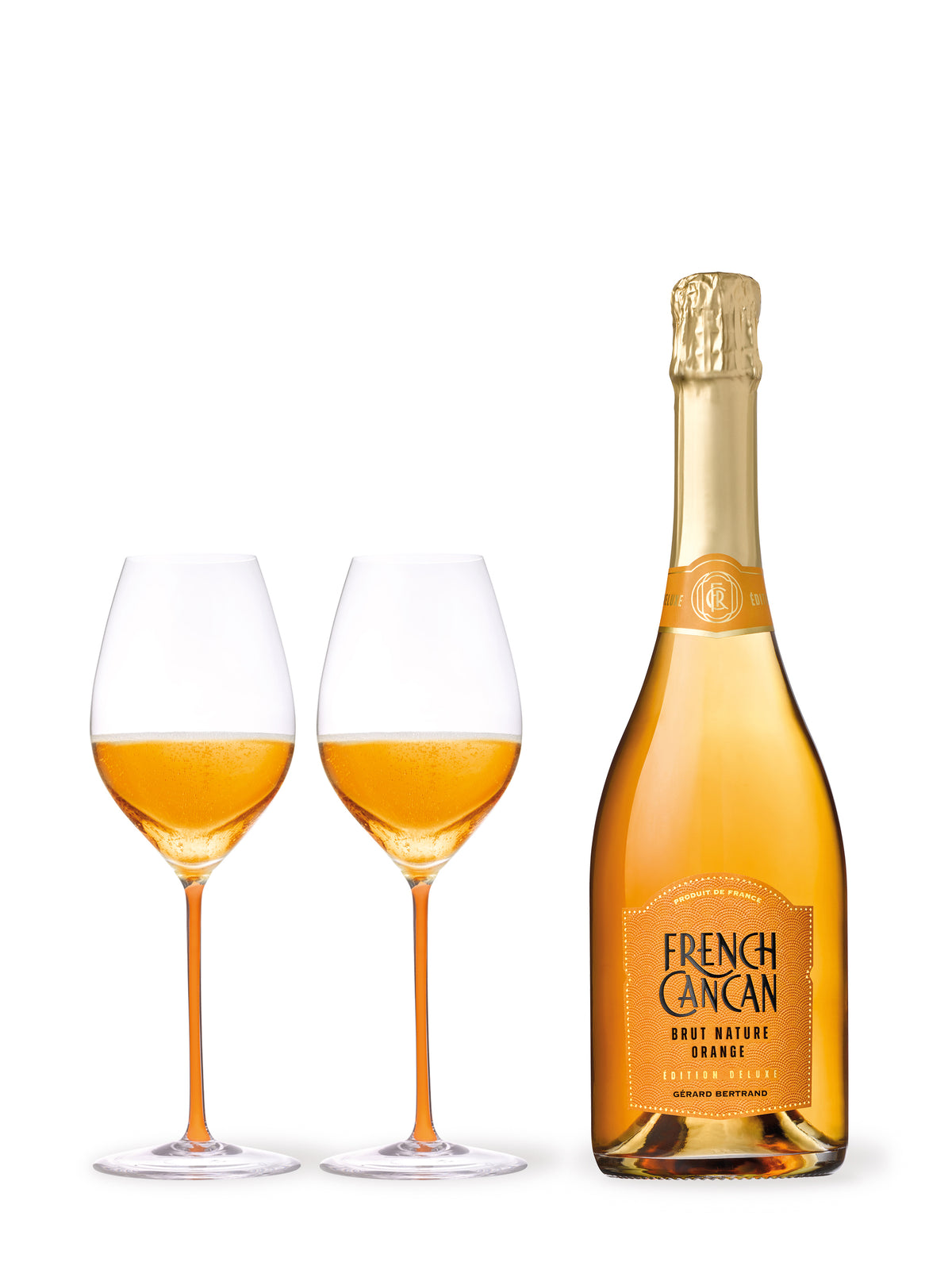 French Cancan Brut Orange Bio 2023 Lot 6 flessen 75cl - Gérard Bertrand