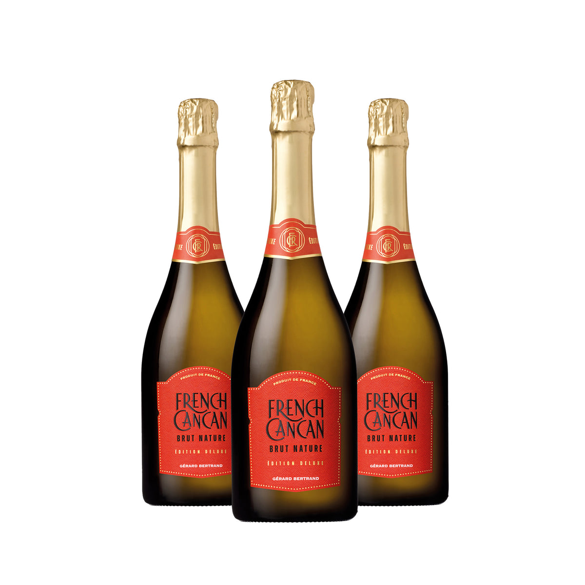 French Cancan Brut Bio 2023 Lot 3 flessen 75cl - Gérard Bertrand