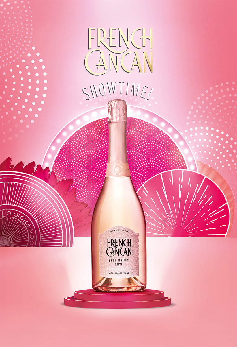 French Cancan Brut Rosé Bio Lot 6 Flessen 75cl - Gérard Bertrand