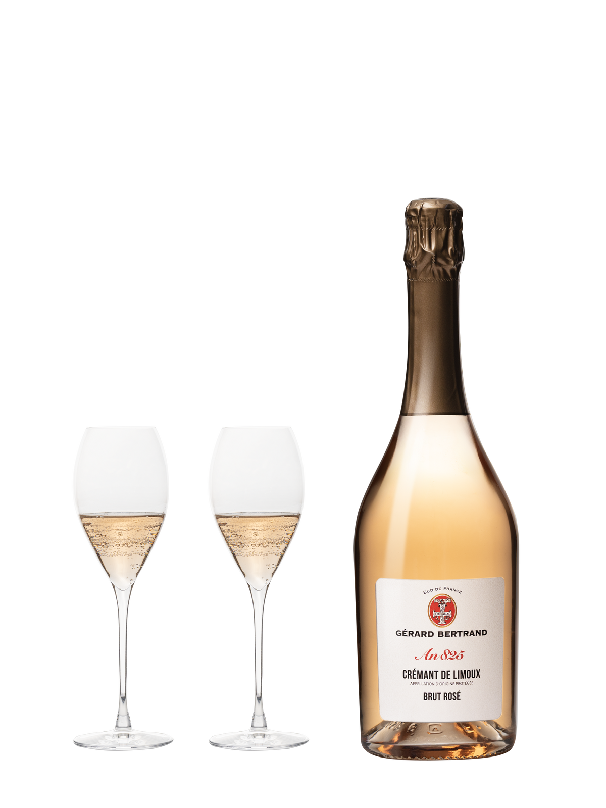 Heritage An 825 Crémant de Limoux Brut rosé 2022 75cl - Gérard Bertrand