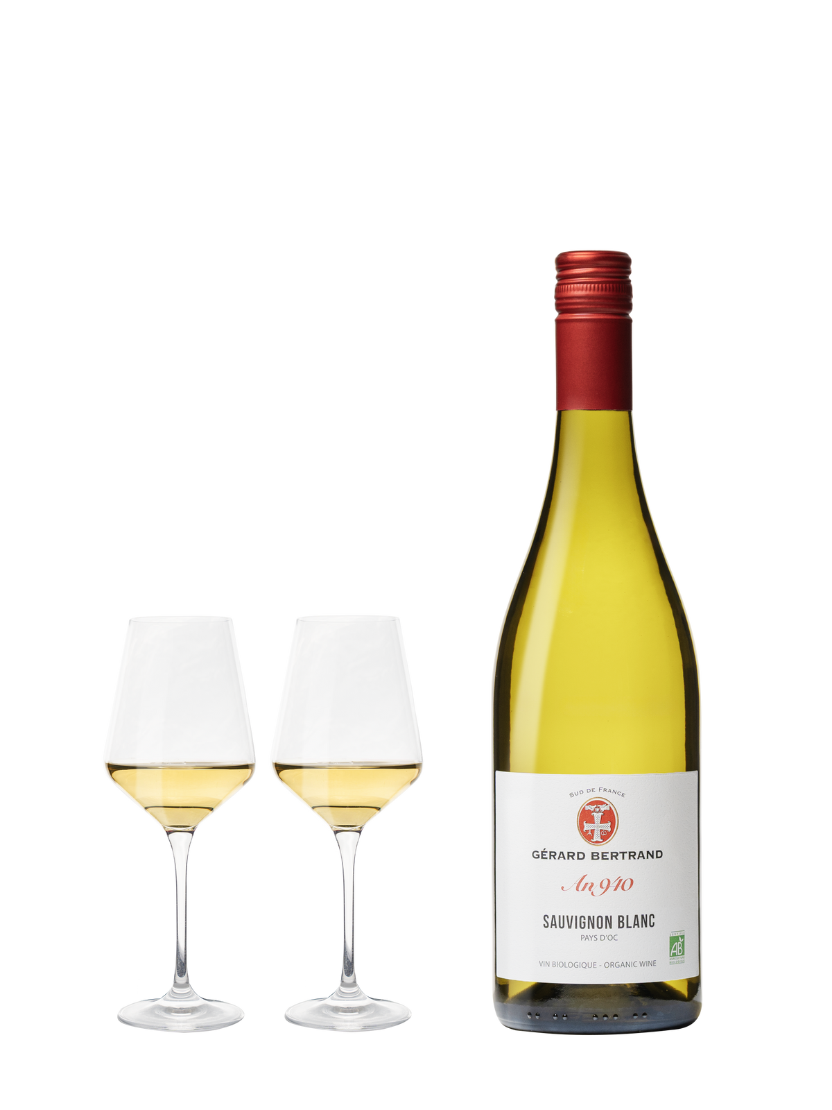 Héritage "An 940" Sauvignon Blanc 2024 75cl witte wijn bio Pays d'Oc - Gérard Bertrand