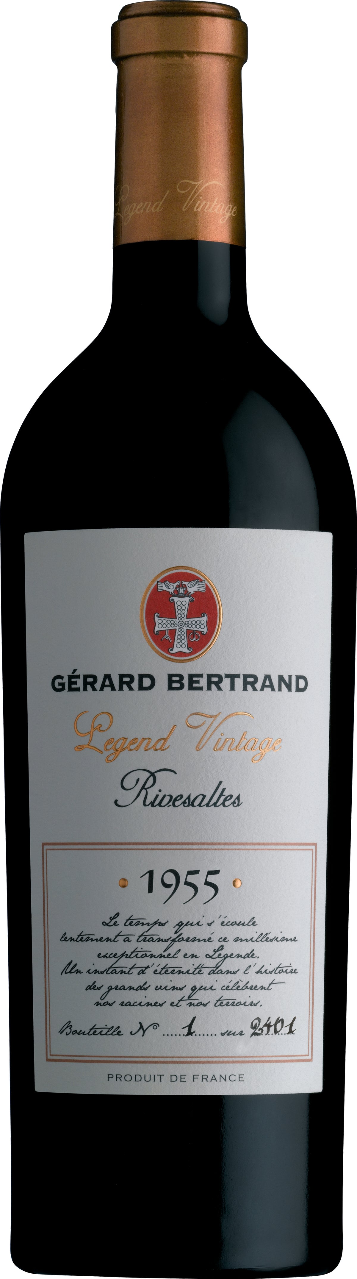 Legend Vintage Vins Doux Naturels 1955 Rivesaltes 75cl - Gérard Bertrand