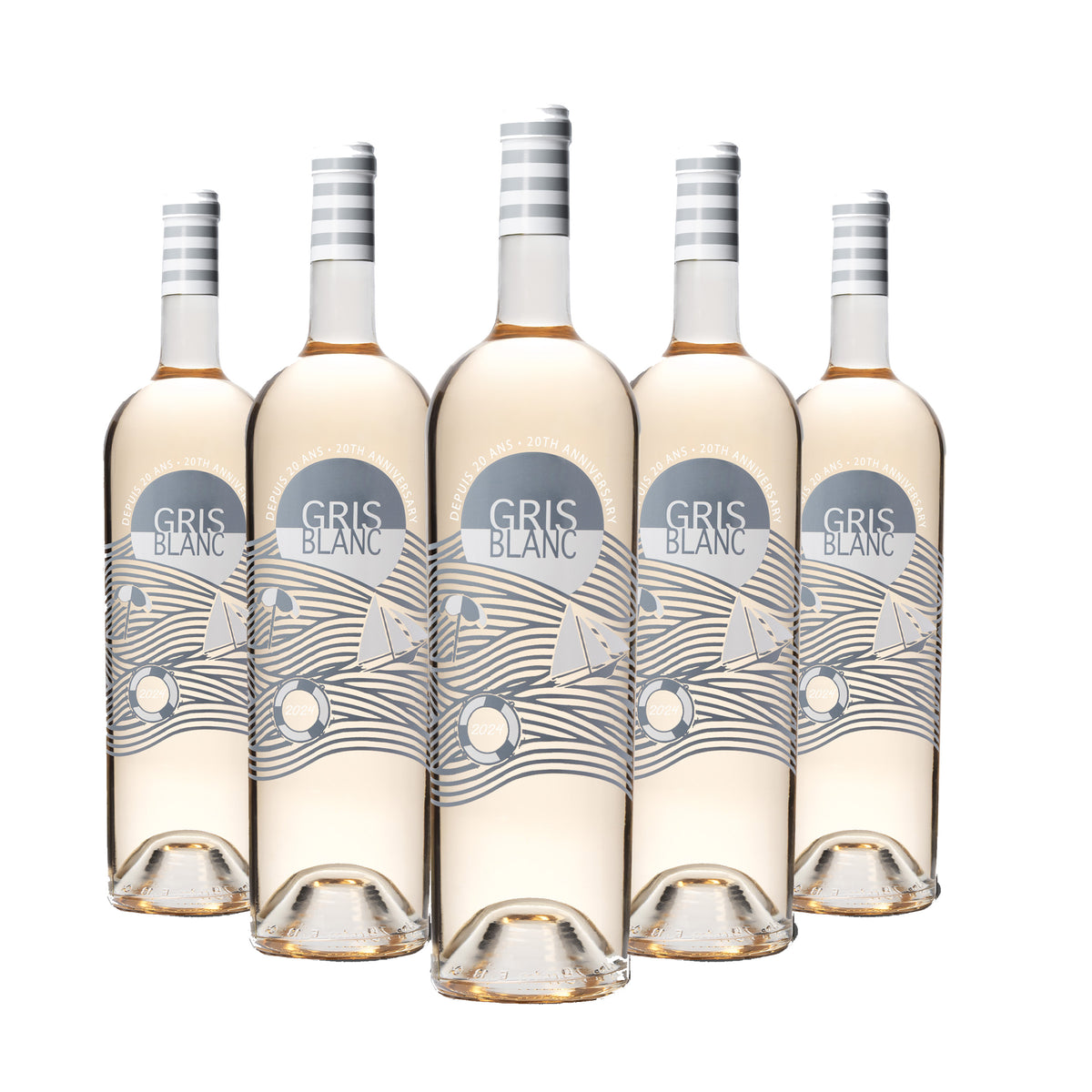 Gris Blanc 2024 roséwijn Magnum 150cl 6 Flessen - Gérard Bertrand