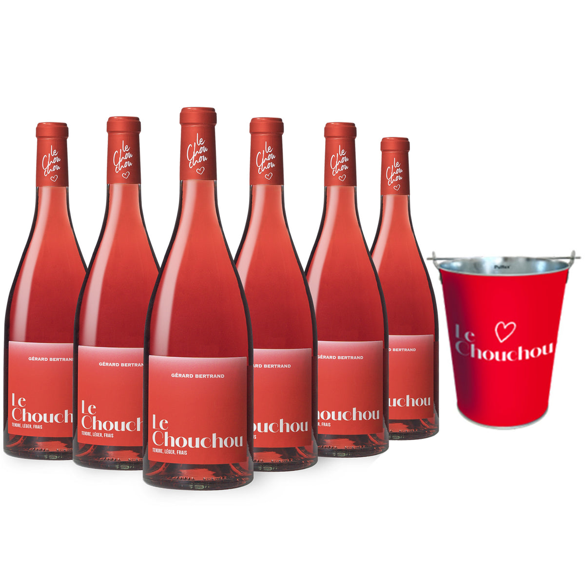 Le Chouchou Speciale Aanbieding 12 Flessen 75cl en Emmer Cadeau - Gérard Bertrand
