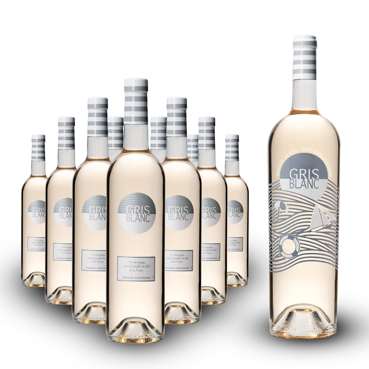 Speciaal aanbod 12 flessen Gris Blanc 2024 en Magnum 20 jaar cadeau - Gérard Bertrand