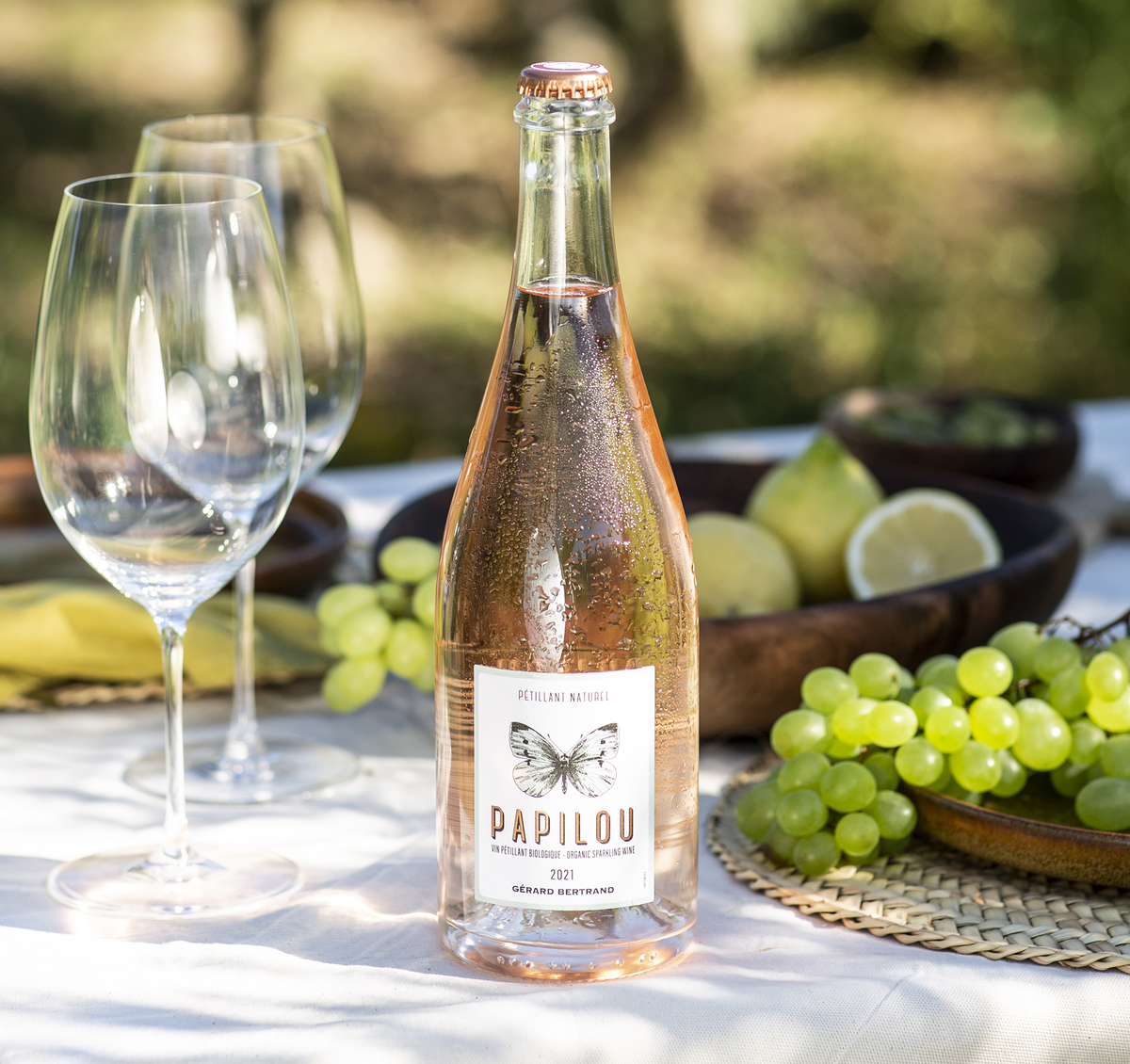 Papilou natuurlijk mousserende rosé 2023 Lot 3 flessen 75cl - Gérard Bertrand
