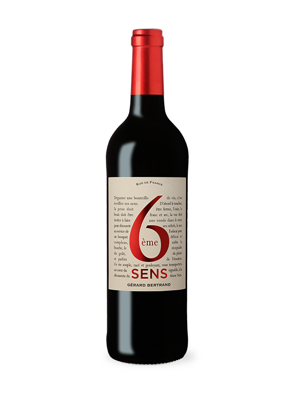 6ème sens biologische rode wijn 75cl 2023 Kurk - Gérard Bertrand