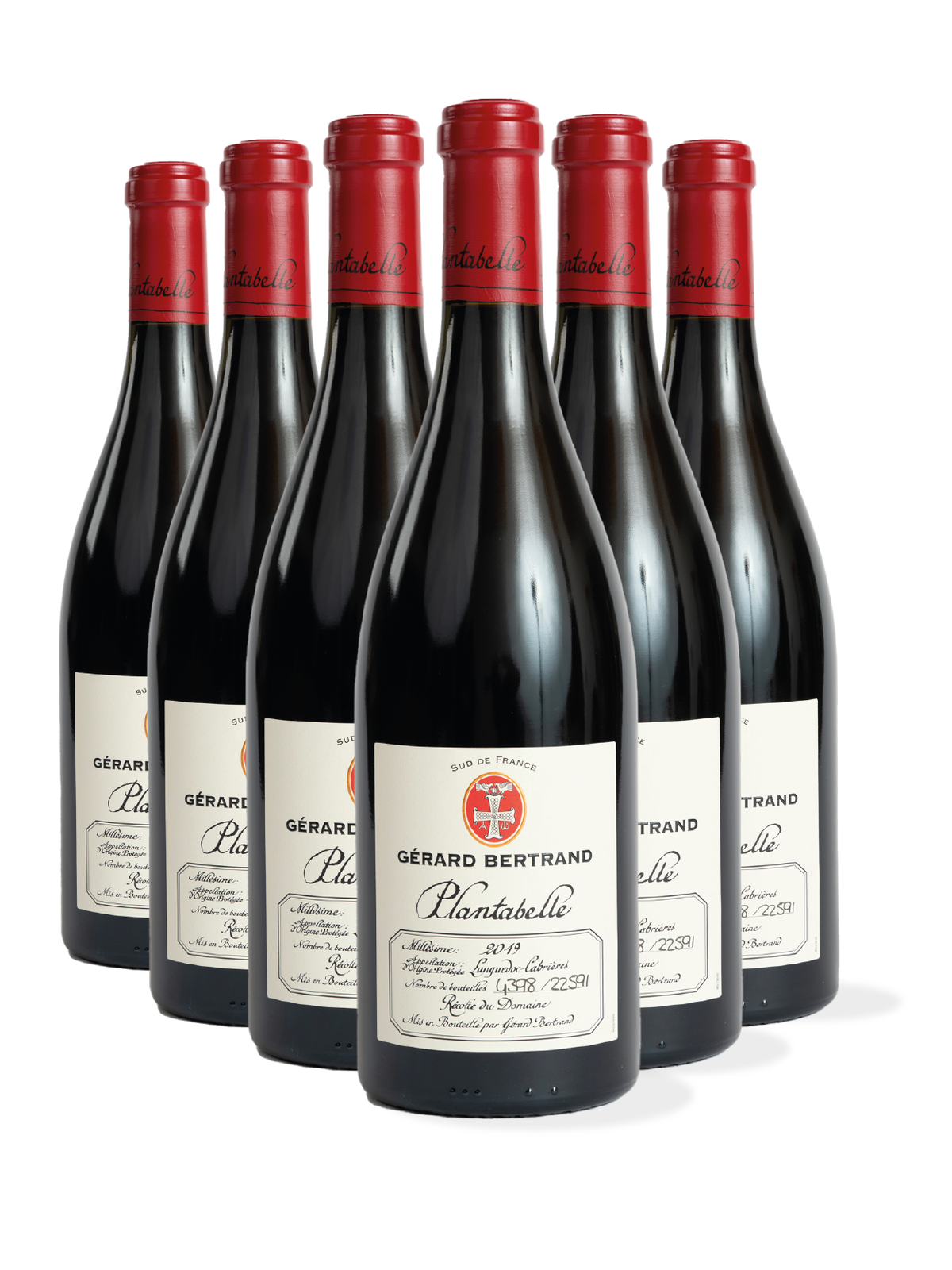 Plantabelle 2019 houten kist 6 flessen 75cl - Gérard Bertrand