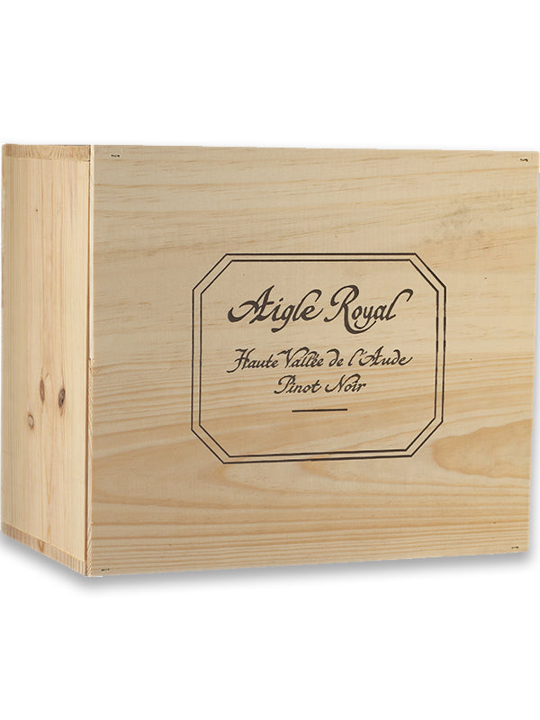 Aigle Royal Pinot Noir 2021 Houten kist 6 flessen 75cl - Gérard Bertrand