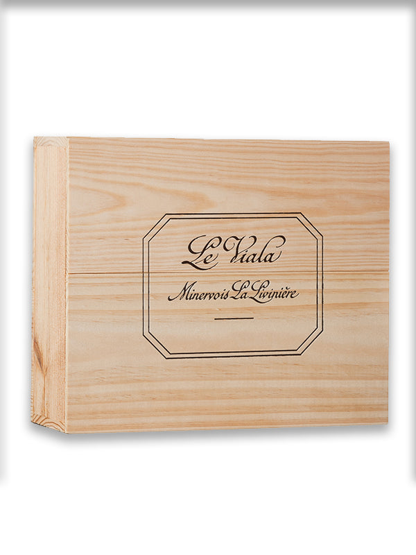 Le Viala 2011 houten kist 6 flessen 75cl - Gérard Bertrand
