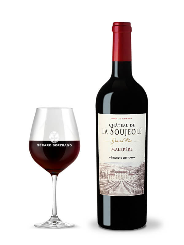 Château La Soujeole Grand Vin Rood 75cl 2019 set van 6 flessen met houten kist - Gérard Bertrand