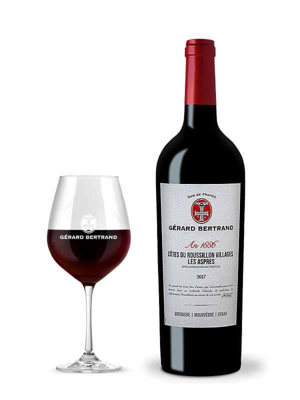 Héritage "An 1886" rode Les Aspres 2020 Lot 6 Flessen 75cl - Gérard Bertrand