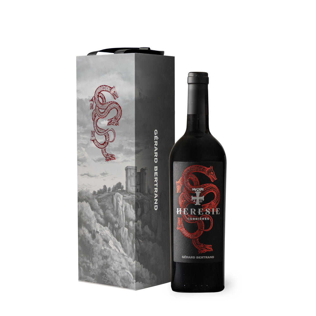 Cadeau-etui Hérésie Rood 2021 75cl - Gérard Bertrand 