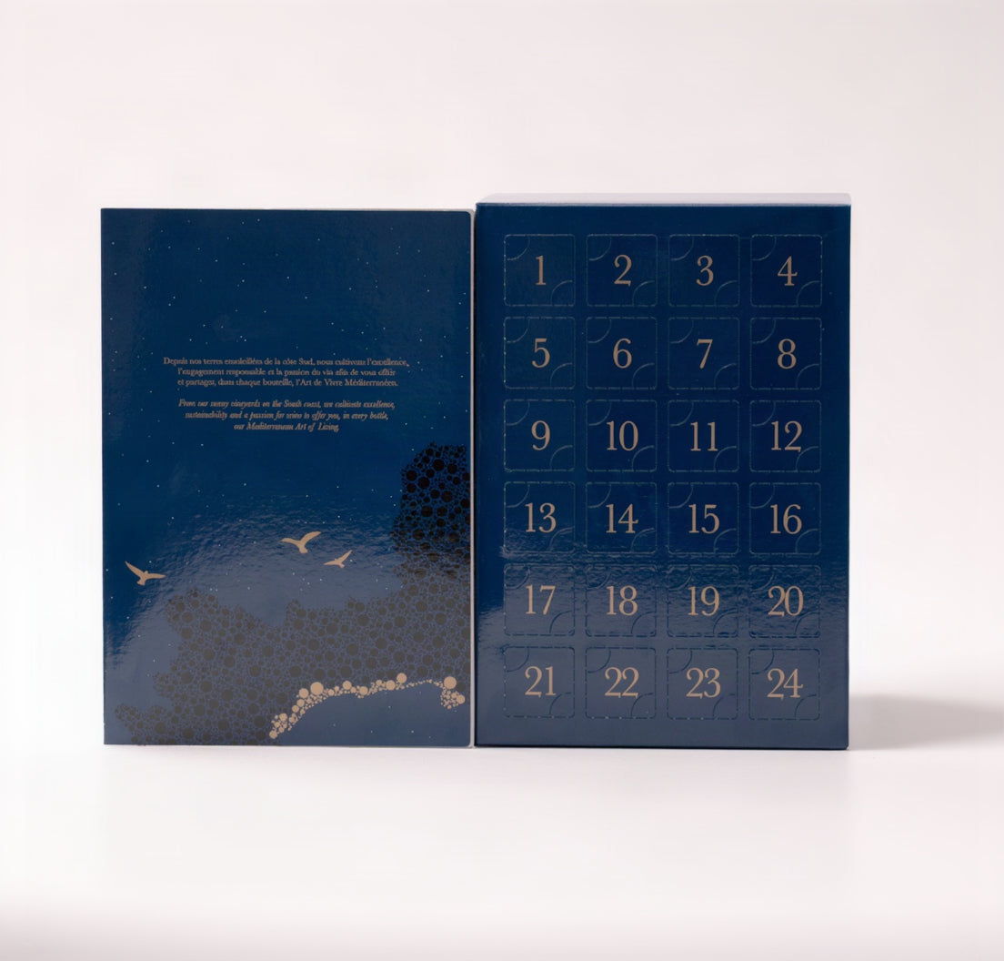 Adventskalender met 24 prestigieuze wijncuvées van Gérard Bertrand – editie 2026