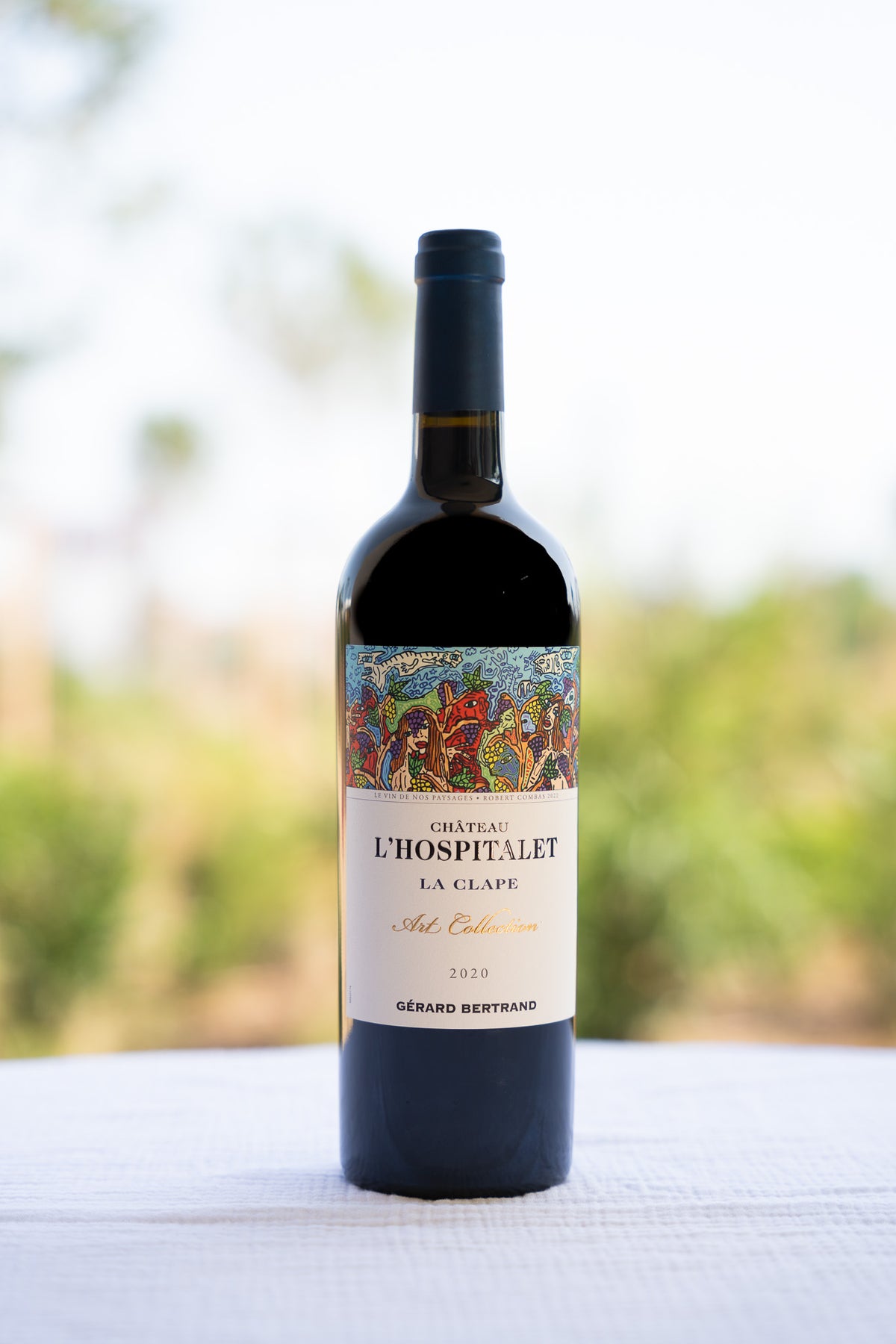 CHÂTEAU L'HOSPITALET ART COLLECTION 75cl 2020 - « DE WIJN VAN ONZE LANDSCHAPPEN » ROBERT COMBAS - Gérard Bertrand 