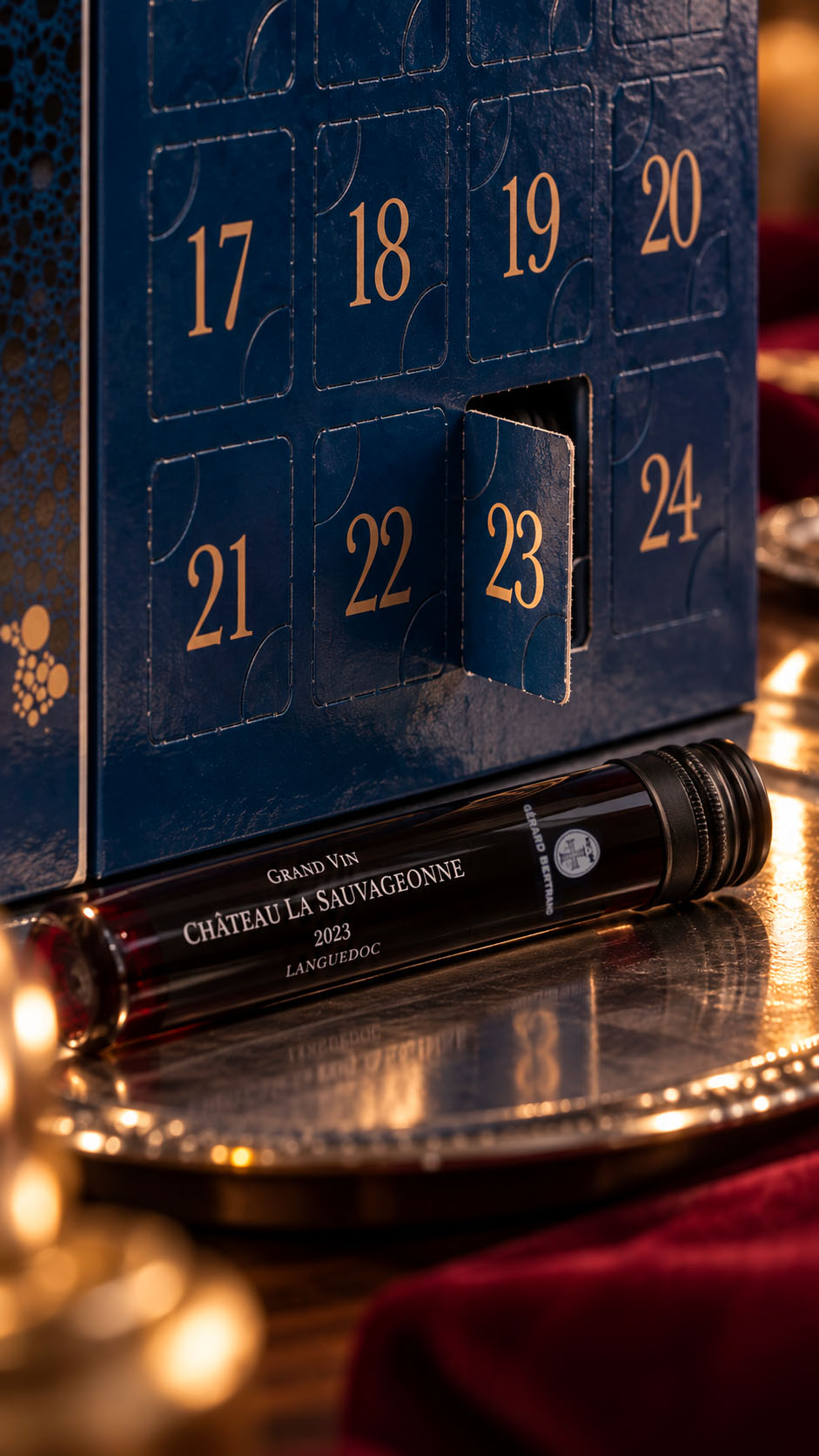Adventskalender met 24 prestigieuze cuvées van Gérard Bertrand – editie 2026 - Gérard Bertrand 