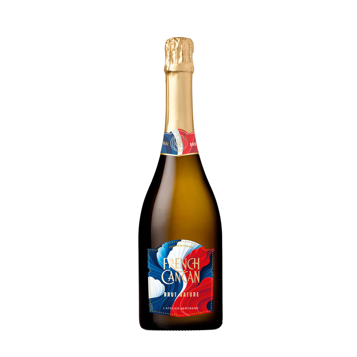 French Cancan Legendary Edition Brut Nature Bio Vin de France – Zonder jaargang – 75cl witte wijn