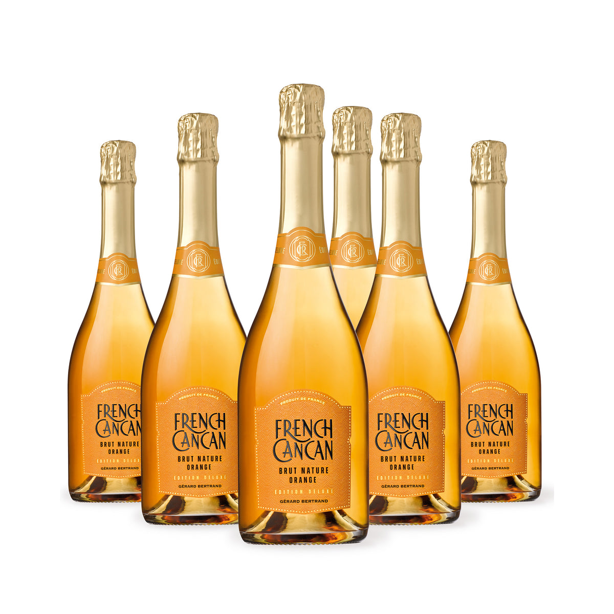 French Cancan Brut Orange Bio 2023 Lot 6 flessen 75cl - Gérard Bertrand 