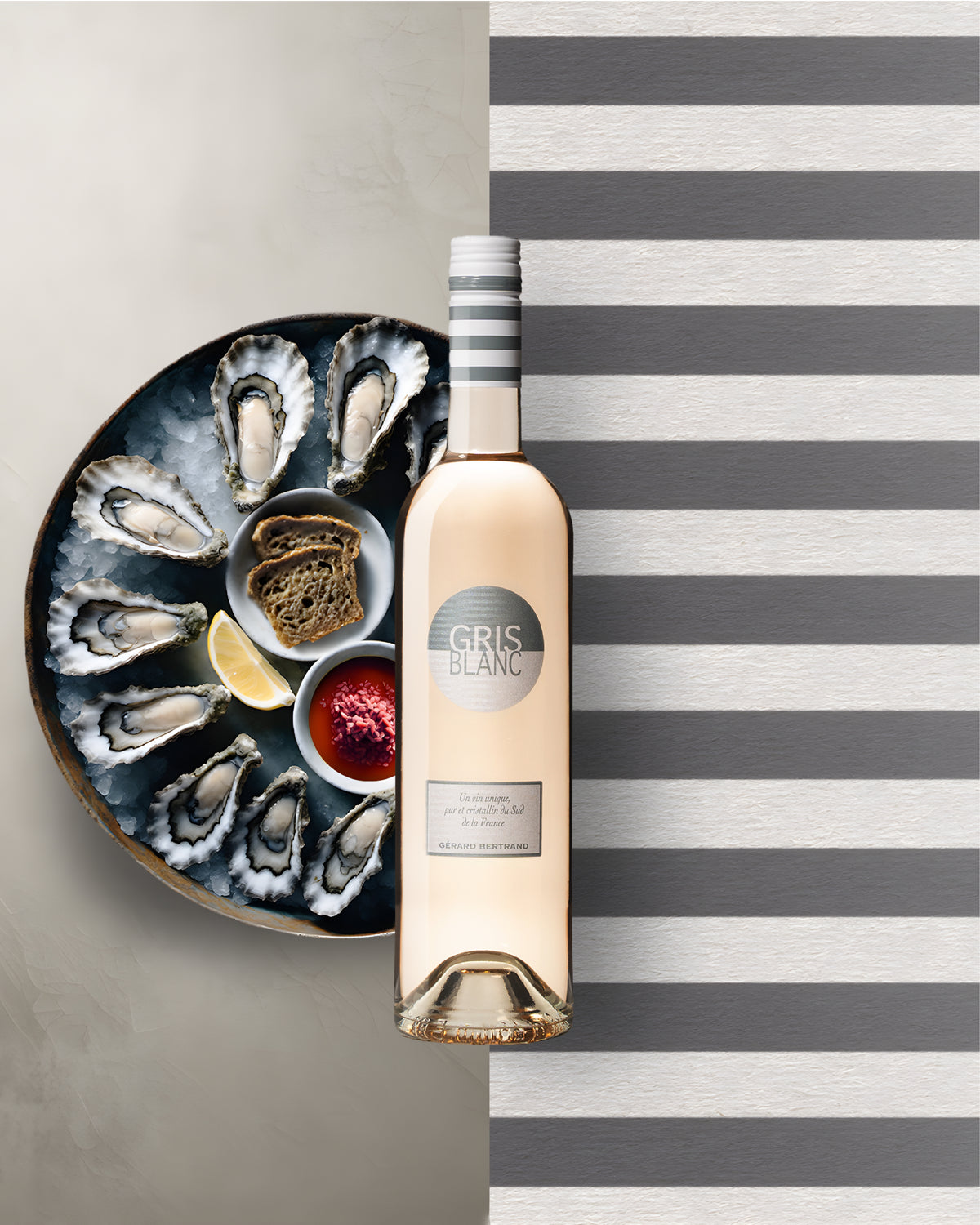 Gris Blanc 2025 rosé wijn halve fles 37,5cl schroefdop - Gérard Bertrand 