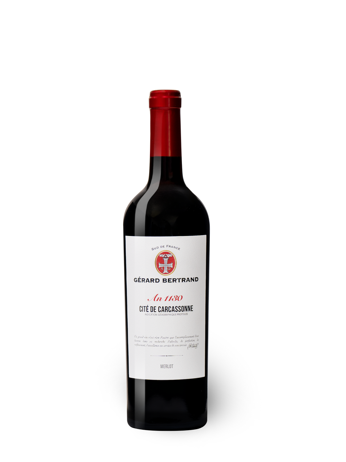 Héritage "An 1130" rood IGP Cité de Carcassonne 2022 75cl - Gérard Bertrand 