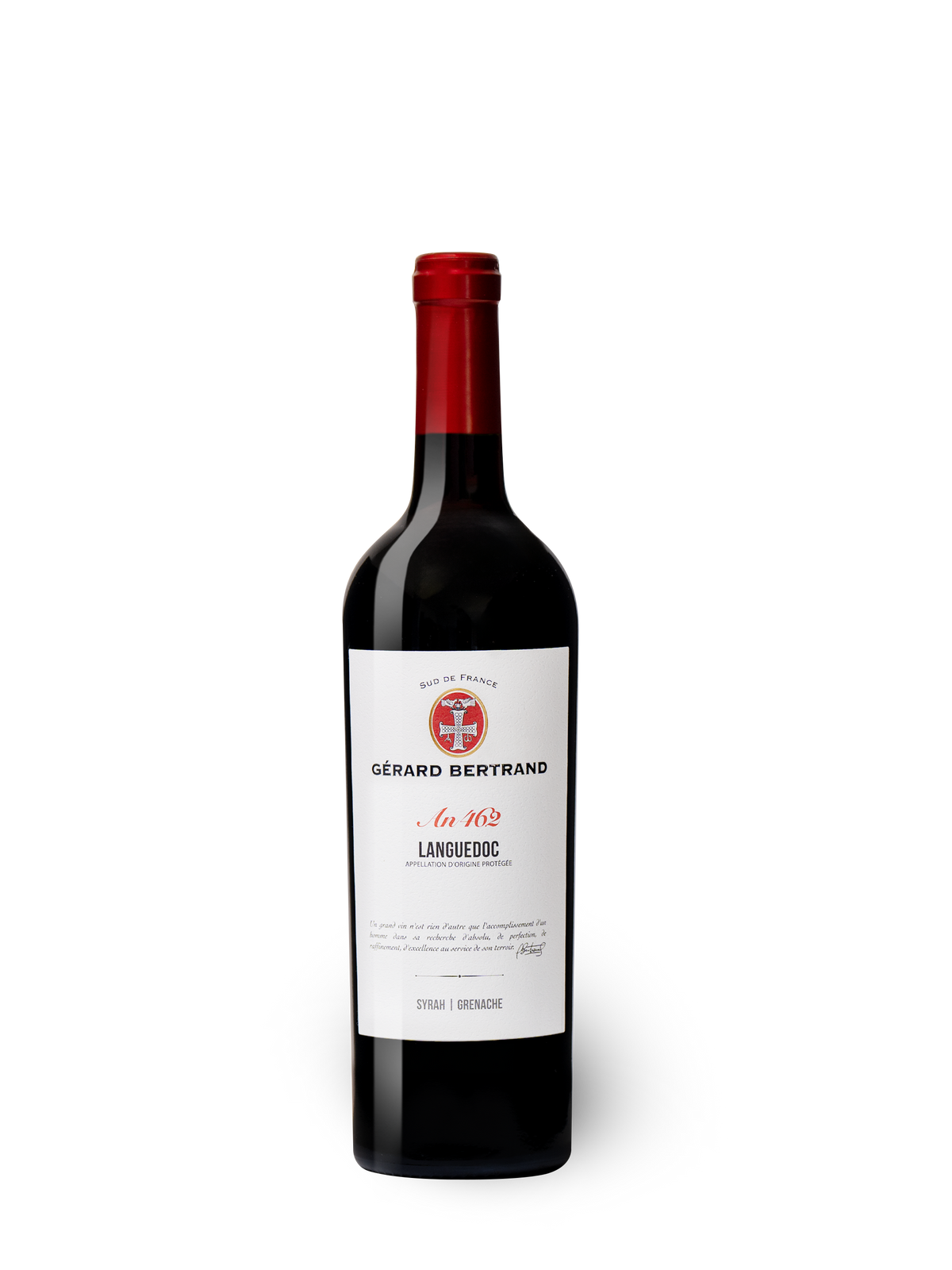 Héritage "An 462" rood 2021 Languedoc 75cl - Gérard Bertrand 