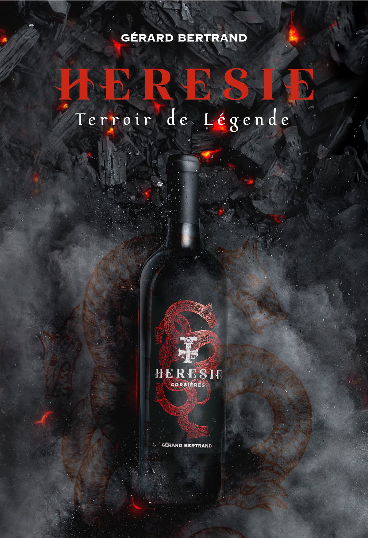 Hérésie Rood 2022 Magnum 150cl rode wijn - Gérard Bertrand 