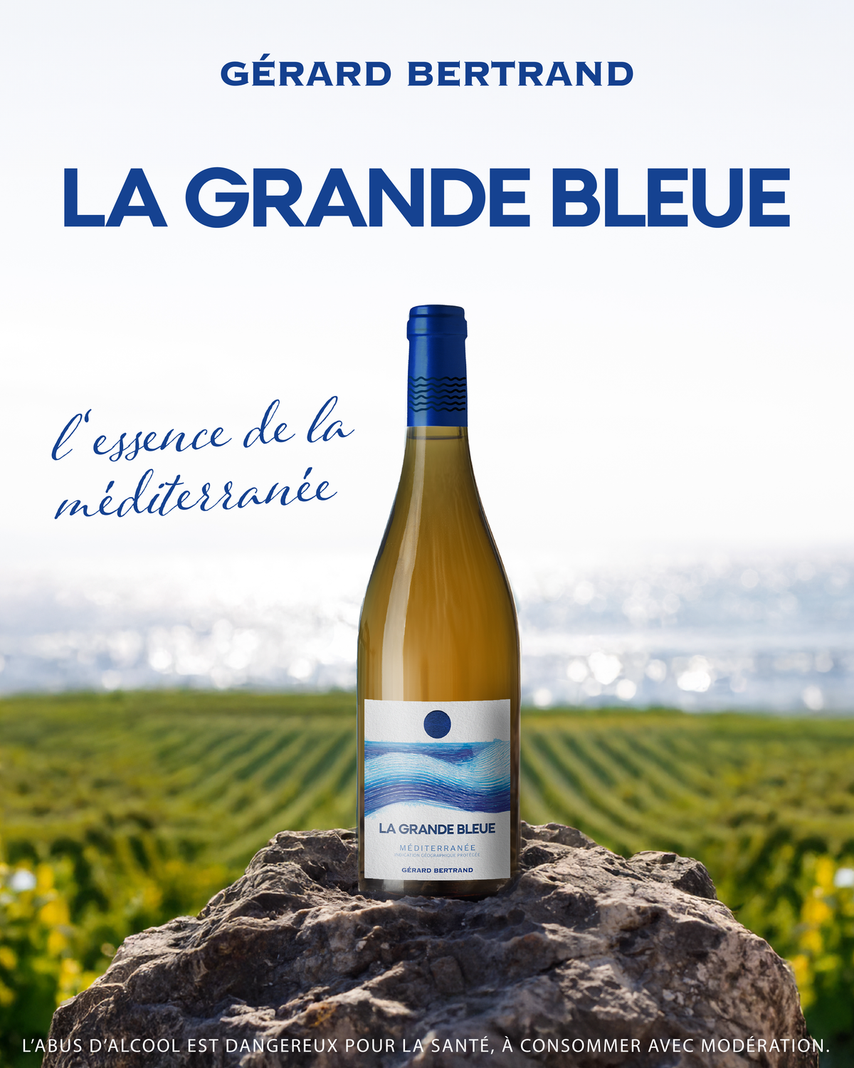 La Grande Bleue 2025 biologische witte wijn 75cl - Gérard Bertrand 