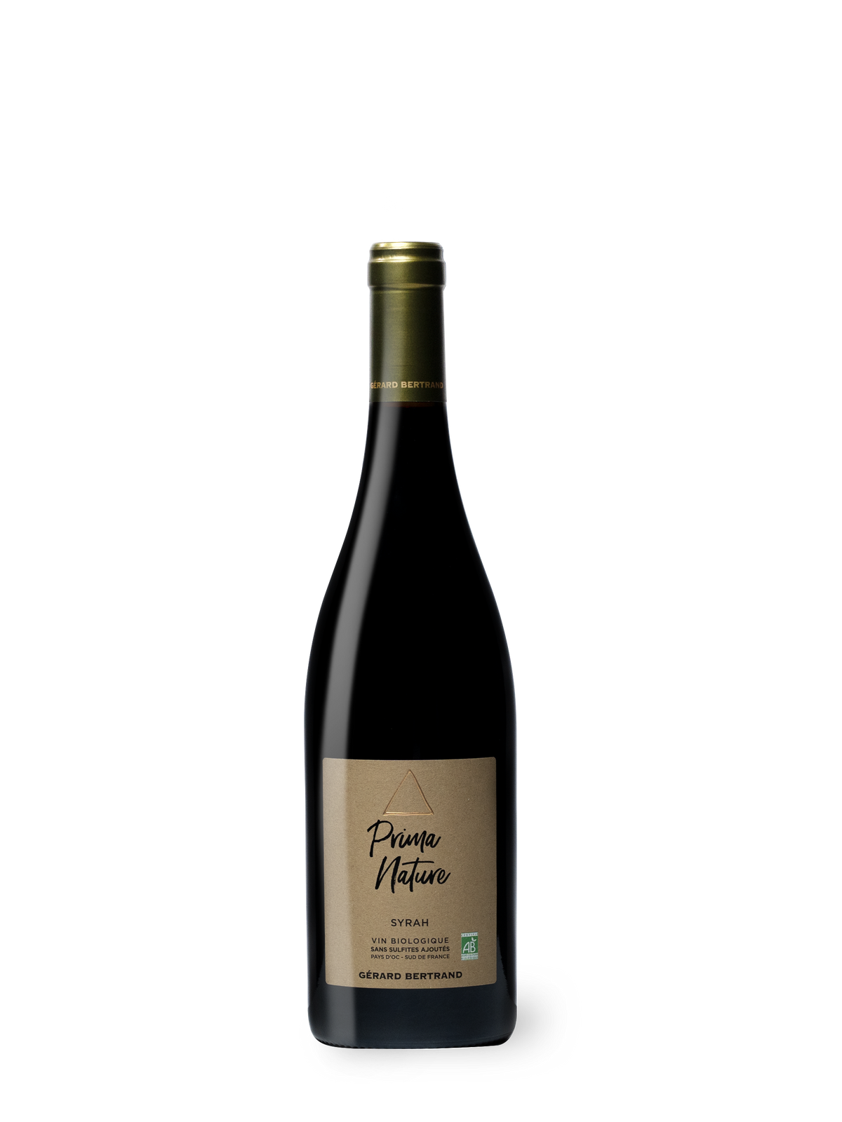 Prima Nature Syrah biologische veganistische rode wijn zonder toegevoegde sulfieten 2024 75cl - Gérard Bertrand 