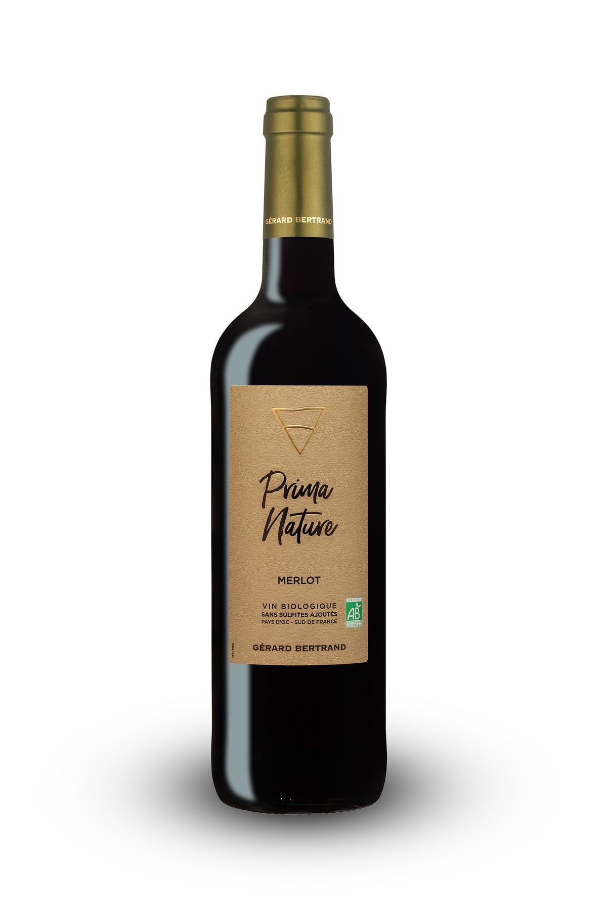 Prima Nature Merlot 2022 75cl biologisch zonder sulfieten vegan - Gérard Bertrand 
