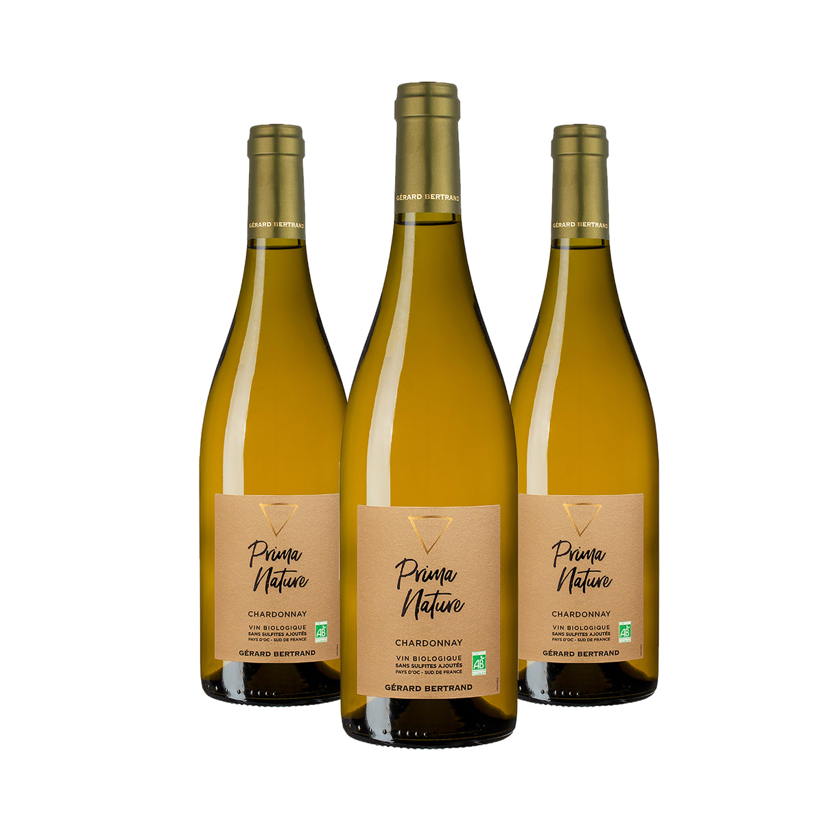 Prima Nature chardonnay 2024 Lot 3 flessen 75cl - Gérard Bertrand 