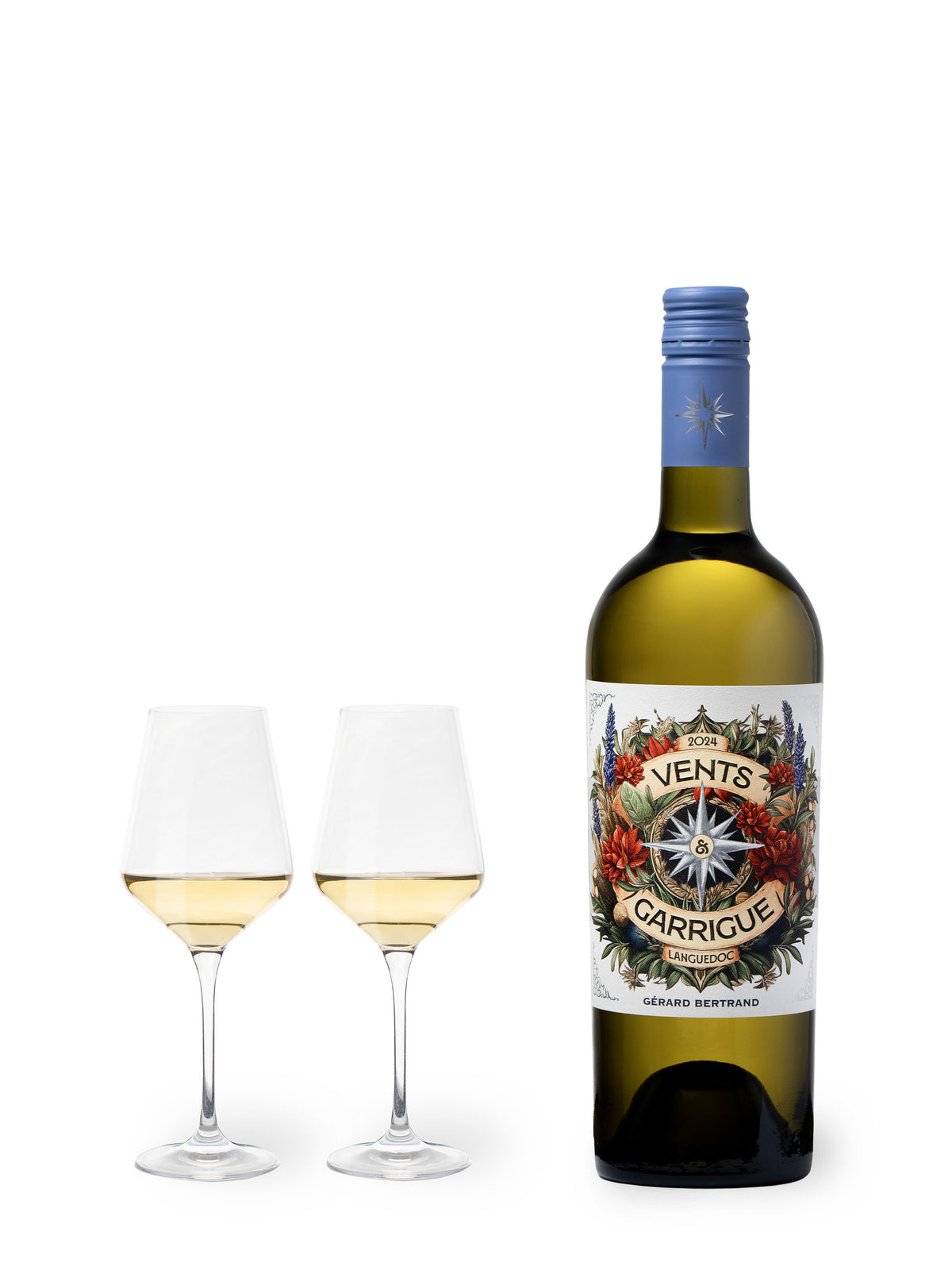 Vents & Garrigue biologische witte wijn 2024 Lot 3 flessen 75cl - Gérard Bertrand 