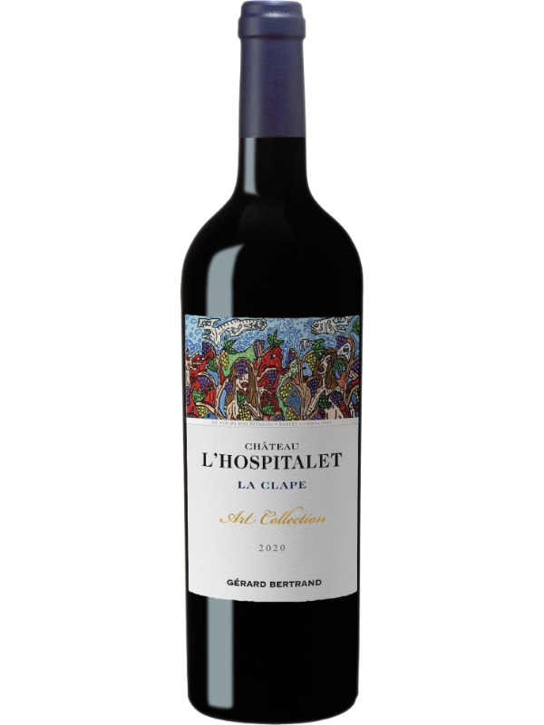 CHÂTEAU L'HOSPITALET ART COLLECTION 75cl 2020 - « DE WIJN VAN ONZE LANDSCHAPPEN » ROBERT COMBAS - Gérard Bertrand 