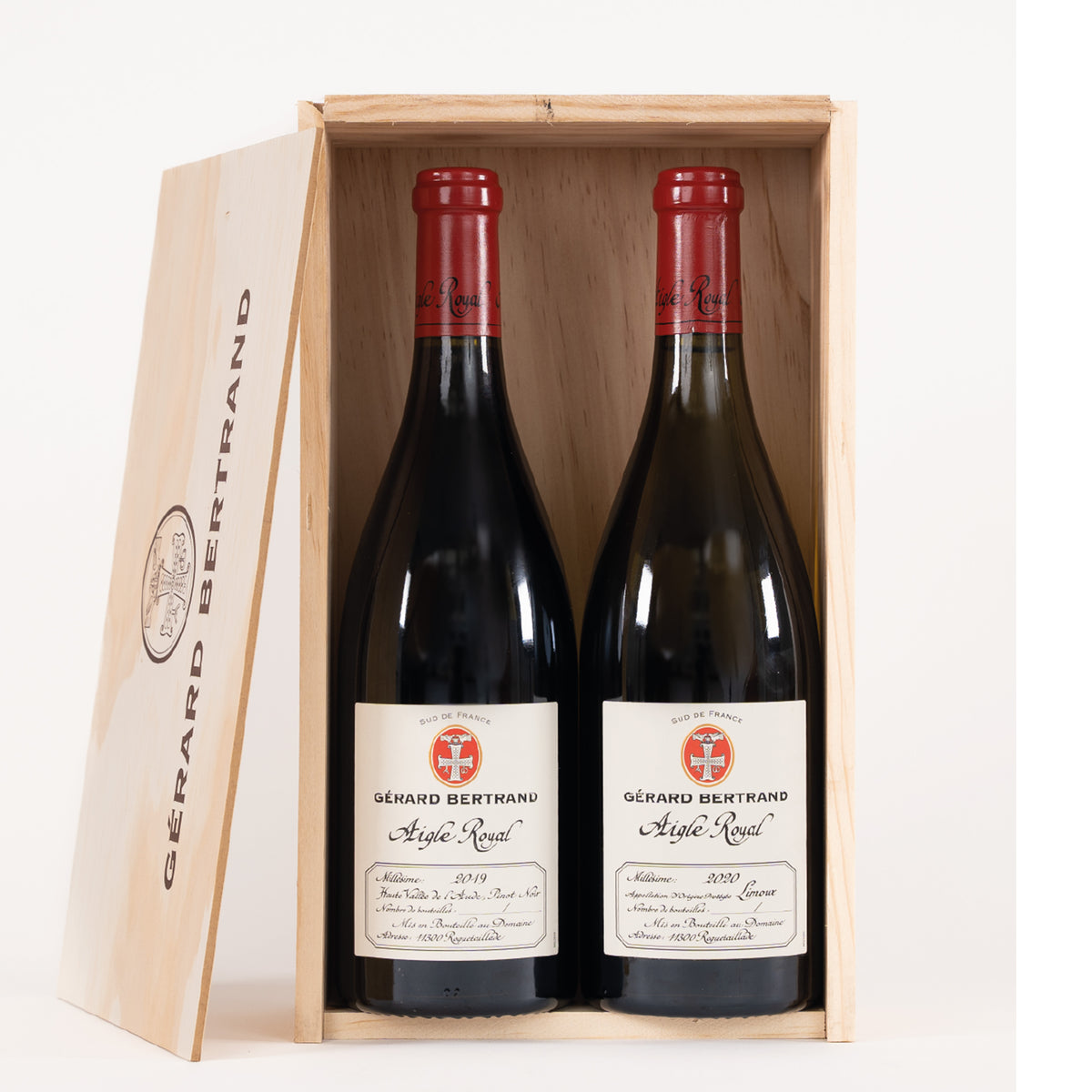 Geschenkdoos Aigle Royal Chardonnay en Pinot Noir - Gérard Bertrand 