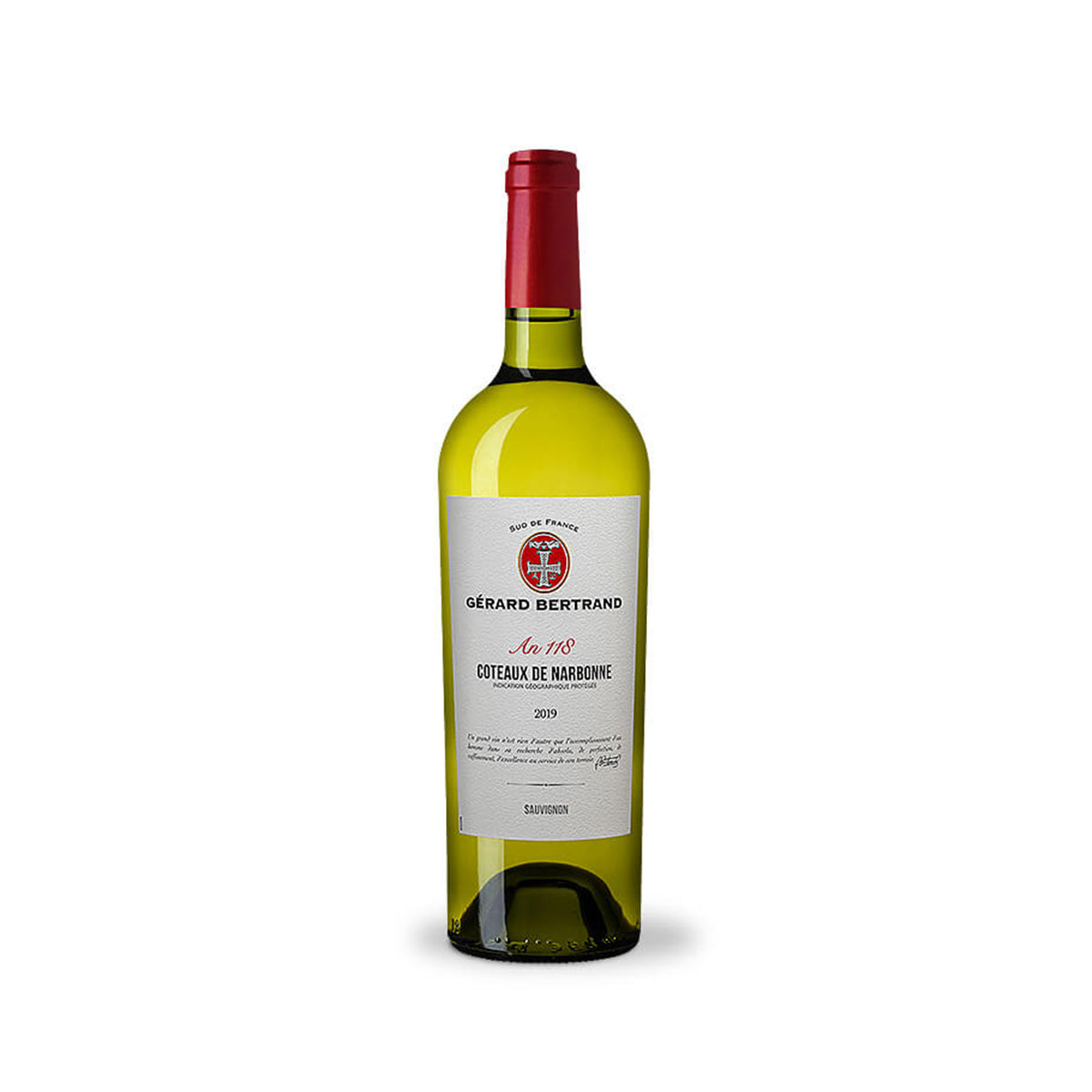 Héritage "An 118" blanc Coteaux de Narbonne 2023 75cl - Gérard Bertrand 