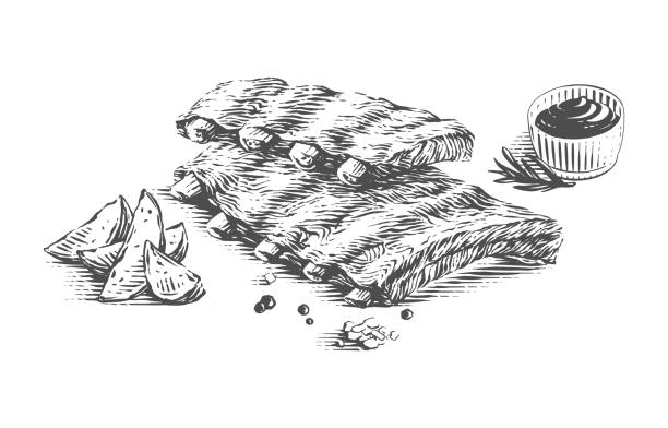 Vlees in saus