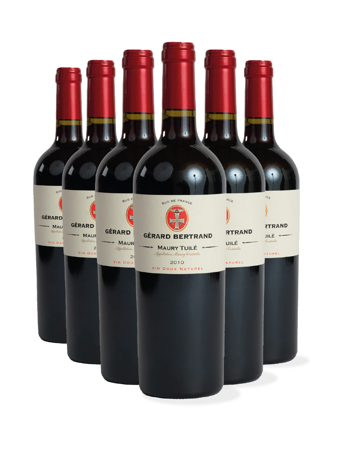 Maury 2010 Vin Doux Naturel Tuilé Traditionnel Lot 6 Flessen 75cl - Gérard Bertrand 
