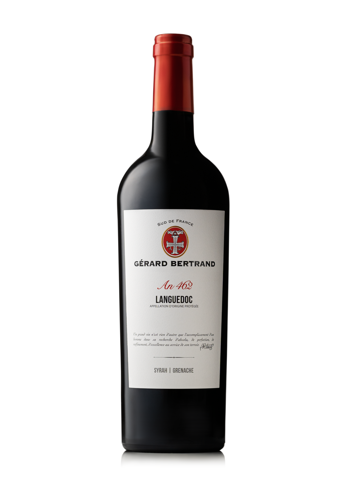 Héritage "An 462" rode 2021 Languedoc 75cl X6 - Gérard Bertrand 