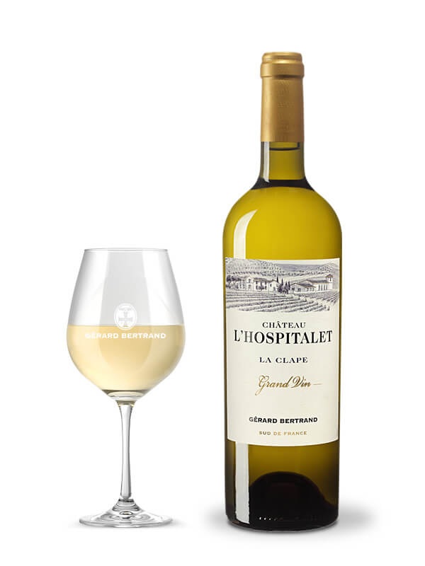 château l'hospitalet Grand Vin wit la clape 2019 biologische biodynamische wijn